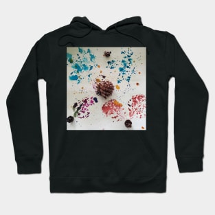 Spring Pinecone Maple Print Hoodie